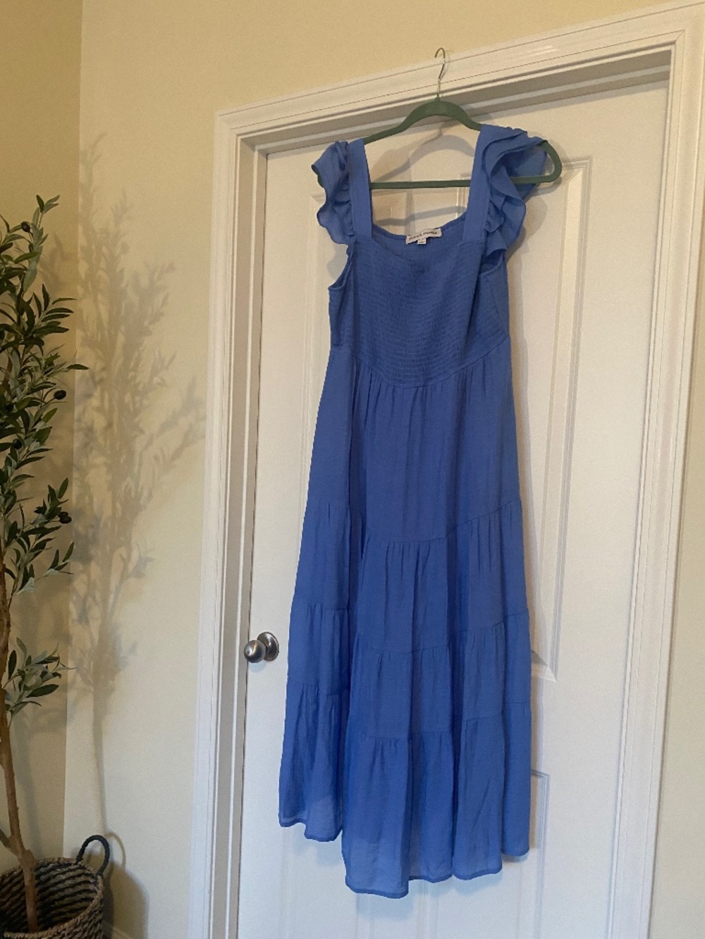 Emma & Michele blue maxi dress size large